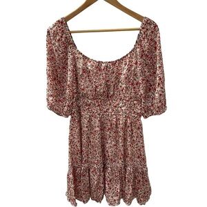 Trixx Clothing Company fit and flare Boho dress with ruched waist, size Xl